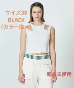 ダブルスタンダードクロージング　タンクトップ　ブラック　サイズ38のサムネイル