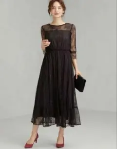 アーバンリサーチ　レースワンピース 長袖