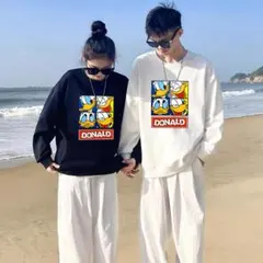 ドナルドダック プリント トレーナー 薄手（ライトウェイト）C315