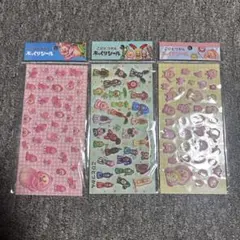 【正規品】　こびとづかん　ぷっくりシール　3枚セット