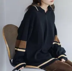 スキッパー ニット