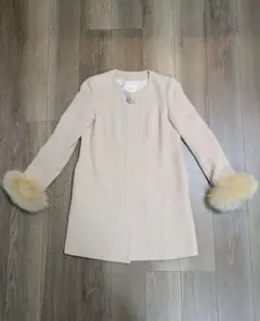 本日限定価格　Debut de Fiore ファー付き　ベージュ　コート　38