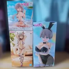 宇崎ちゃんは遊びたい！　宇崎花　宇崎月　フィギュア　3種セット