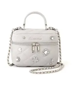 JILL by JILL STUART ブローチバニティバッグ シルキーピンク