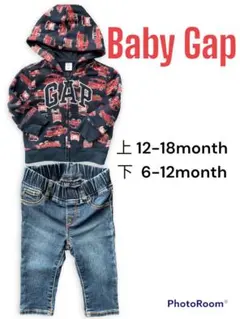 Baby GAP 消防車パーカーデニム セットアップ