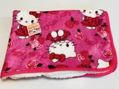 サンリオ　ハローキティ　ブランケット裏ボア ひざかけ　70×100cm