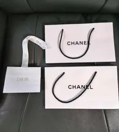 Dior & Chanel ショップ袋 ３枚