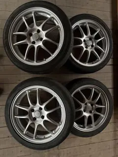 【うさが】エンケイ　PF01 エンケイ エンケイ PF01 17インチ - ウィッシュ 20系 DBA-ZGE20G