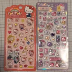 キティ　韓国限定Tok!Tok!Sticker　海外公式ライセンス立体3Dシール
