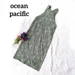 ocean pacific【人気】【総柄】ロングジャンバースカートM