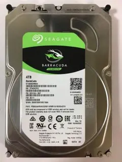 Seagate 4TB 3.5インチ HDD 使用33239時間