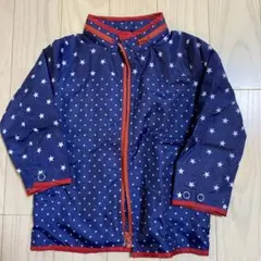 男の子用　ウィンドブレーカー　100㎝ 紺色　星柄のサムネイル