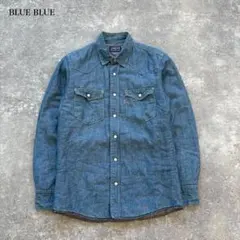 【BLUE BLUE】 ブルーブルー ウエスタンシャツジャケット キルティングのサムネイル