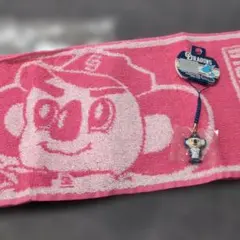 中日ドラゴンズ　ドアラ　マフラータオル＆鈴根付マスコット