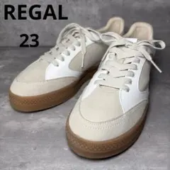 【人気完売品・新品】REGAL リーガル ローテクスニーカー レザー　23㎝のサムネイル