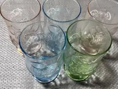 コカ・コーラ ディズニー レリーフグラス 5個セット