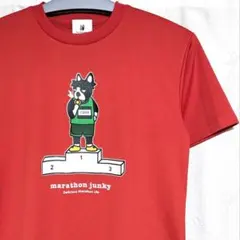 ■SOCCER JUNKY Tシャツ 赤S 速乾 ドライ サッカージャンキー■のサムネイル