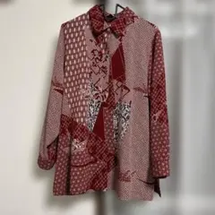 PEERESS 長袖シャツ　和柄