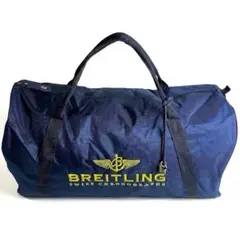 BREITLING ボストンバッグ カーキ(非売品) Breitling Luxury Canvas Weekend Bag with Leather Handles and