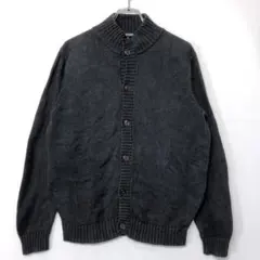 UNITED ARROWS ノームコア古着 リブ切替コットンニットカーディガンのサムネイル