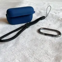 EAH-AZ80 ケース ブルー 紛失防止フック付き 軽量 シリコンカバー