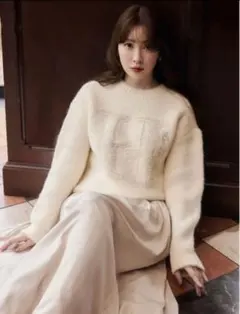 ニット/セーター Her lip to/H Boa Logo Knit Pullover Herlipto H Boa Logo Knit Pullover - メルカリ