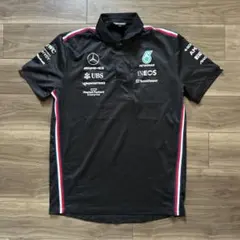 デサントゴルフ メルセデスベンツ AMG ポロシャツ メンズ ブラック 黒