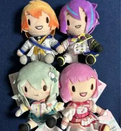新品 プロセカ ふわぷち ミニぬいぐるみ 4種 ４点 セット 類 司 えむ 寧々