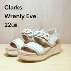 【未使用級】Clarks Wrenly Eve サンダル 22cm 厚底のサムネイル