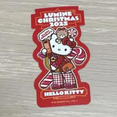 ハローキティ ルミネ クリスマス 限定ステッカー【匿名・スピード発送】
