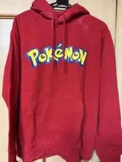 H&M ポケモン　pokemon パーカー レッド ピカチュウ Mサイズ