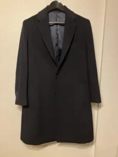 ユニバーサルランゲージ 2024AW チェスターコート サイズLL 紺ネイビー