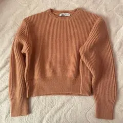 ZARA リブ編み ニット 長袖