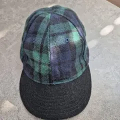 グリーンレーベル　キャップ チェック52-54cm キッズのサムネイル