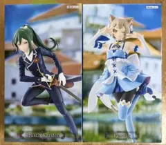 リゼロ　GiGO限定　王選候補者と騎士フィギュア　クルシュ　フェリス　2箱セット