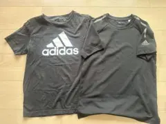 adidas 150cm Tシャツ 黒2枚