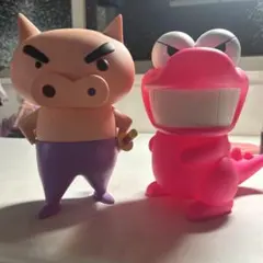 クレヨンしんちゃん　ぶりぶりざえもん　ワニヤマさんフィギュア セット