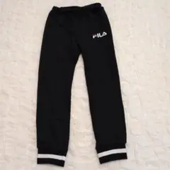 FILA キッズ ロングパンツ ブラック 130cm