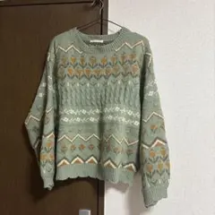 ehka sopo ジャガードニット セーター