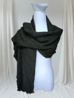 カーキストール フリンジ付き