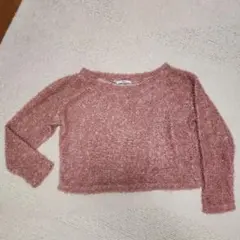 GRL ピンク 長袖ニットセーター