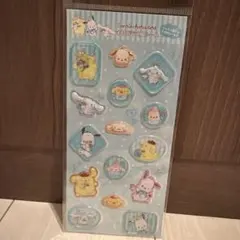 サンリオ　すりガラス風シール