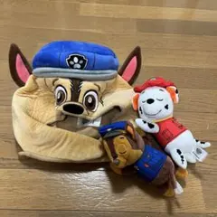 パウパトロール なりきり被り物 ぬいぐるみ2体セット