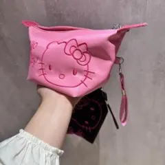 ハローキティ コスメポーチ ピンク