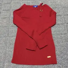 ブルーレーベルクレストブリッジ リブニット 赤 レッド 長袖 38のサムネイル