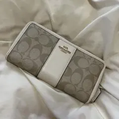 COACH 長財布　ベージュ