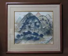 横山大観　「海鳴り」　工芸品　印刷 横山大観 「海鳴り」 工芸品 印刷 - メルカリ