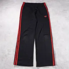 アディダス トラックパンツ ベッケンバウアー 古着 00s 黒 赤 19648のサムネイル