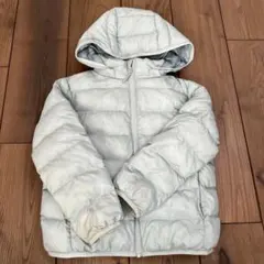UNIQLO ライトウォームパデットパーカ ミントグリーン 120