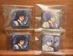 モクテルバー銀座　コレクションロト　冨岡義勇　グリッター缶バッジ 4点セット